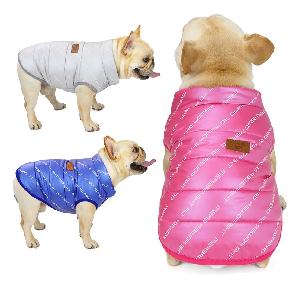 Pet Dog Clothes Cotton Waterproof Thicken Winter Warm Puppy Pet Coat Jacket For Small Dogs Puppy Pets Dogs Vest Clothing Bulldog 
Pet Dog Clothes Cotton Waterproof Thicken Winter Warm Puppy Pet Coat Jacket For Small Dogs Puppy Pets Dogs Vest Clothing Bulldog