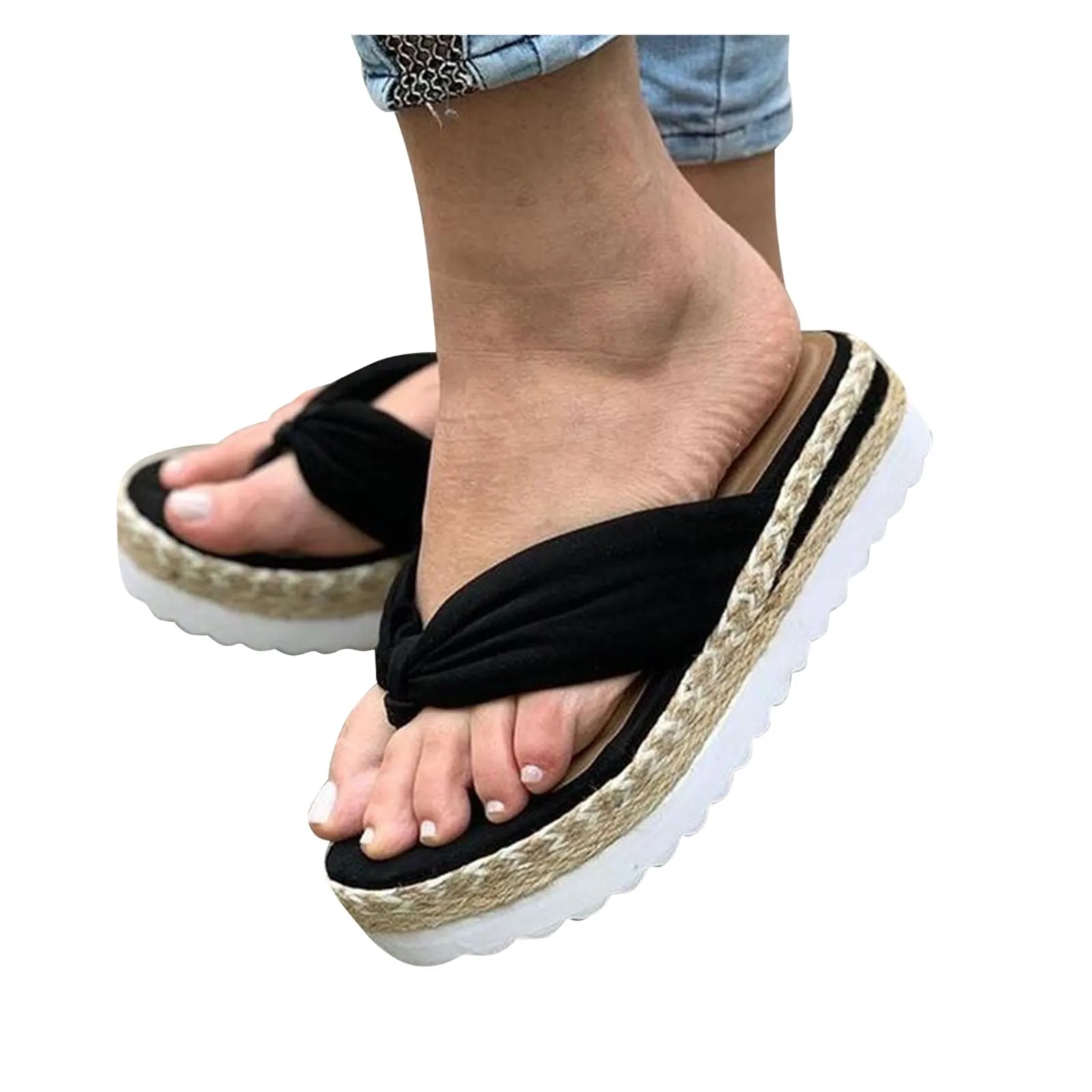 Summer Weave Slippers Women Casual Flip Flops Shoes Platform Sandals Women Thick Bottom Slides Ladies Shoes Woman Slippers
Summer Weave Slippers Women Casual Flip Flops Shoes Platform Sandals Women Thick Bottom Slides Ladies Shoes Woman Slippers