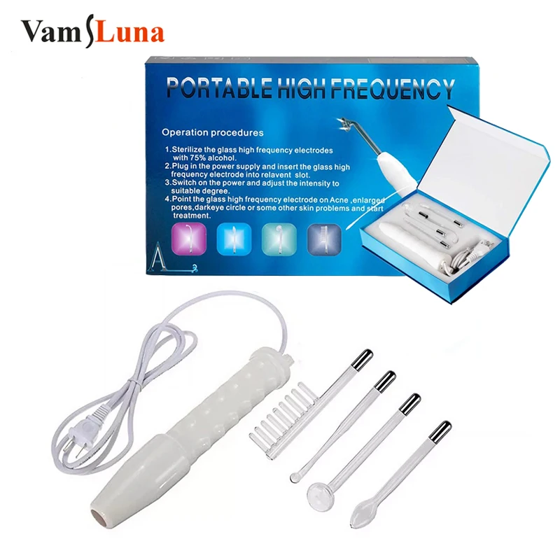 Vamsluna High Frequency Facial Machine Electrode Glass Tube Acne Wand Skin Care Spot Acne Remover Professional Facial Spa Beauty
Vamsluna High Frequency Facial Machine Electrode Glass Tube Acne Wand Skin Care Spot Acne Remover Professional Facial Spa Beauty