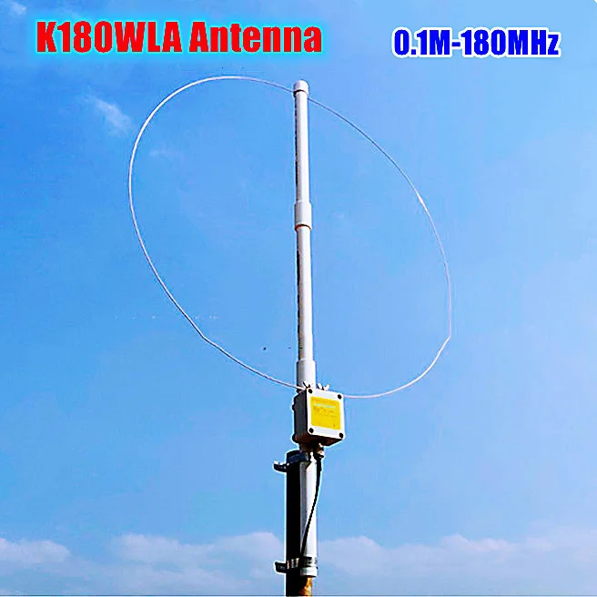 NEW K-180WLA 0.1M-180MHz Upgraded Active Broadband Radio Full Band Antenna K-180 SDR Radio Receiver Loop Short Wave Antenna Kit
NEW K-180WLA 0.1M-180MHz Upgraded Active Broadband Radio Full Band Antenna K-180 SDR Radio Receiver Loop Short Wave Antenna Kit