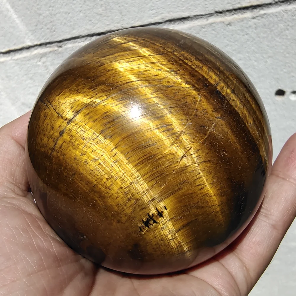 natural tiger's eye jasper quartz crystal ball mineral specimen crystal sphere random
natural tiger's eye jasper quartz crystal ball mineral specimen crystal sphere random