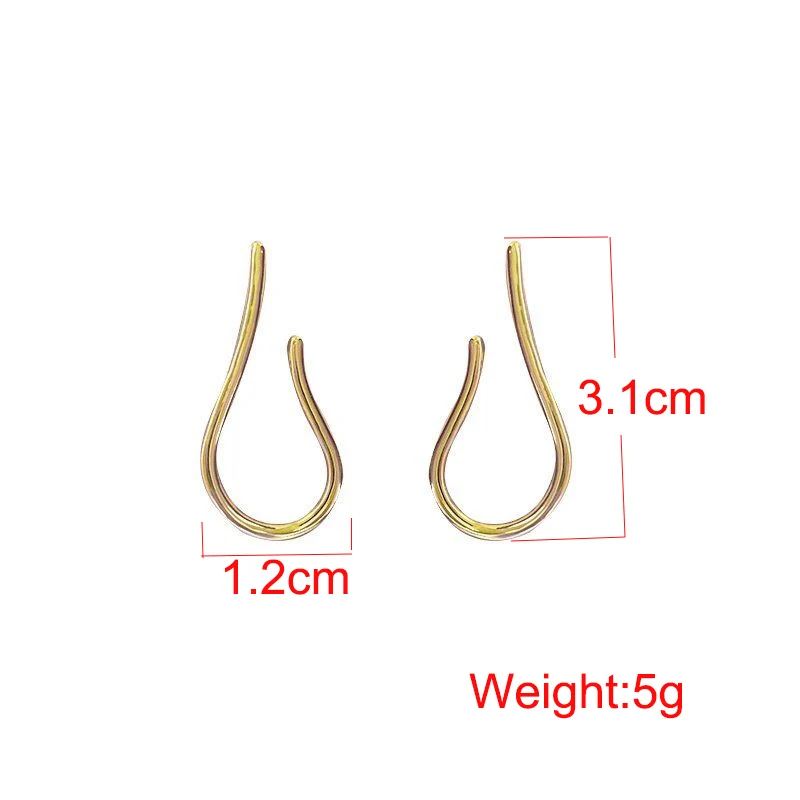Vintage Gold Color U-shape Stud Earring for Women Simple Temperament Geometry Korean Statement Earring Fashion Jewelry 2020 New
Vintage Gold Color U-shape Stud Earring for Women Simple Temperament Geometry Korean Statement Earring Fashion Jewelry 2020 New