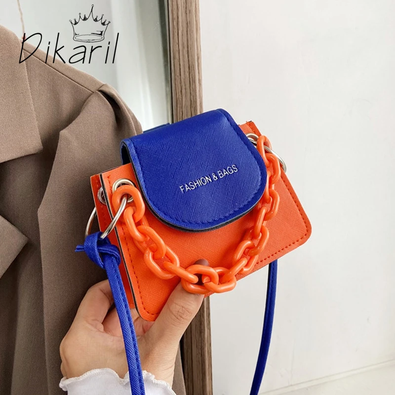 Dikaril 2021 New Ladies Simple Versatile Bag Women Mini Purses and Handbags Trend Chain Colorful Pu Leather Casual Shoulder Bags
Dikaril 2021 New Ladies Simple Versatile Bag Women Mini Purses and Handbags Trend Chain Colorful Pu Leather Casual Shoulder Bags