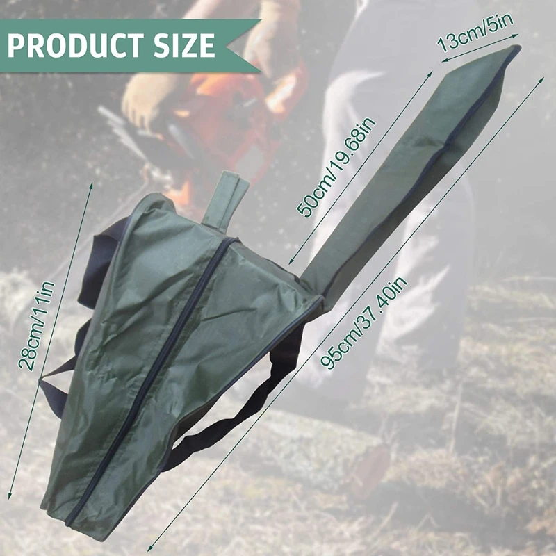 Chainsaw Carrying Bag Oxford Cloth Waterproof Universal Chainsaw Storage Holder with Portable Long Zipper Handle Straps
Chainsaw Carrying Bag Oxford Cloth Waterproof Universal Chainsaw Storage Holder with Portable Long Zipper Handle Straps