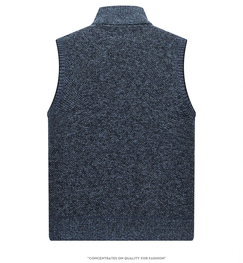 ALSYIQI Men's Stand Collar Loose Zipper Sleeveless Knitted Cardigan Sweater Vest Outwear Jackets & Coats
ALSYIQI Men's Stand Collar Loose Zipper Sleeveless Knitted Cardigan Sweater Vest Outwear Jackets & Coats