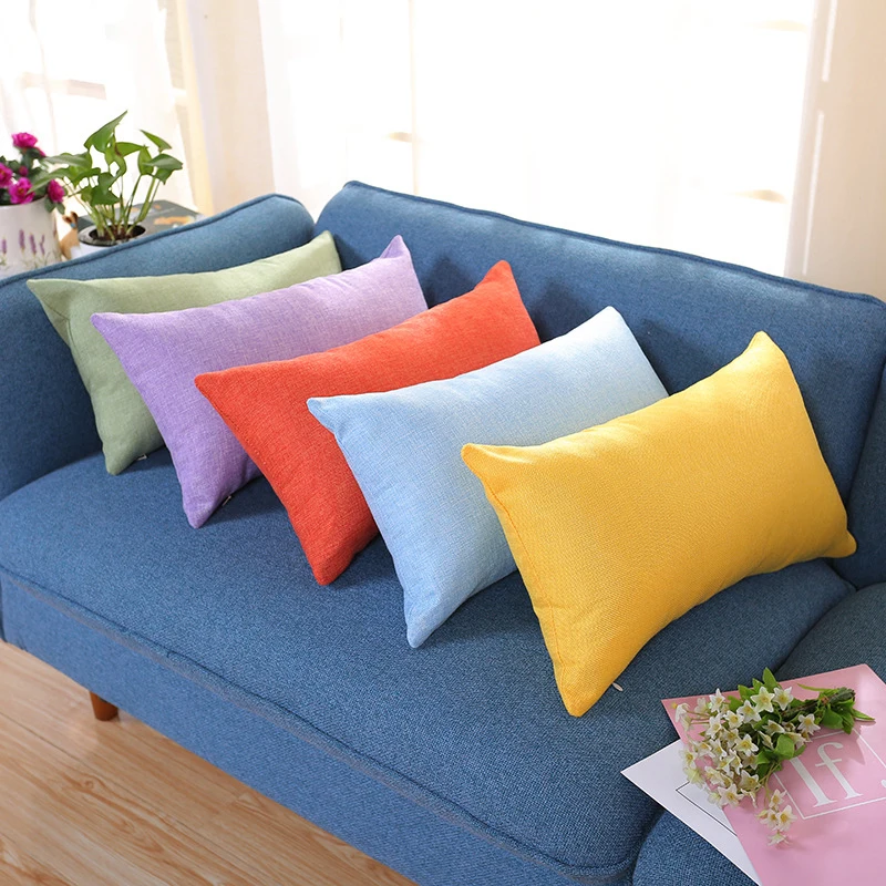 30x50cm Solid Color Cushion Cover Simple Candy Color Rectangular Throw Pillow Case For Sofa Living Room Decorative Pillowcase
30x50cm Solid Color Cushion Cover Simple Candy Color Rectangular Throw Pillow Case For Sofa Living Room Decorative Pillowcase
