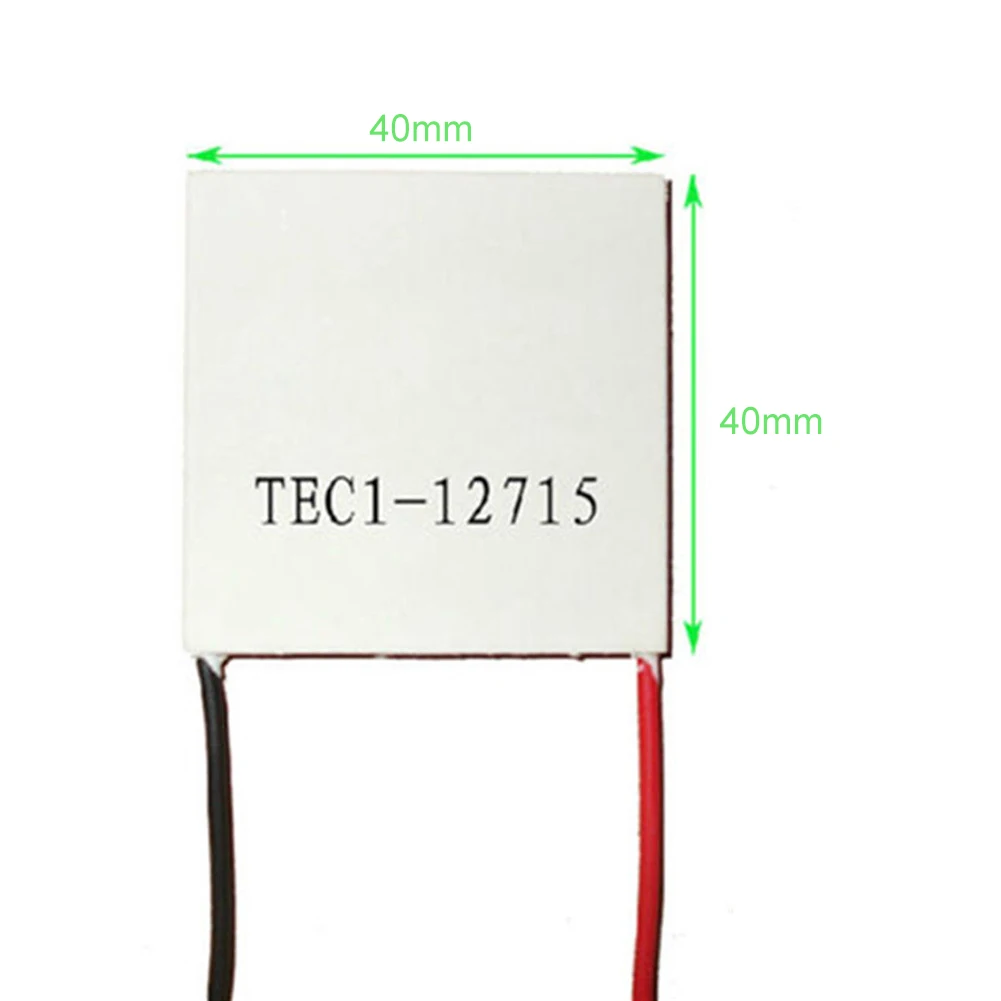 40mm TEC1-12715 12V/15A Heatsink Thermoelectric Cooler Cooling Plate Module 2020
40mm TEC1-12715 12V/15A Heatsink Thermoelectric Cooler Cooling Plate Module 2020