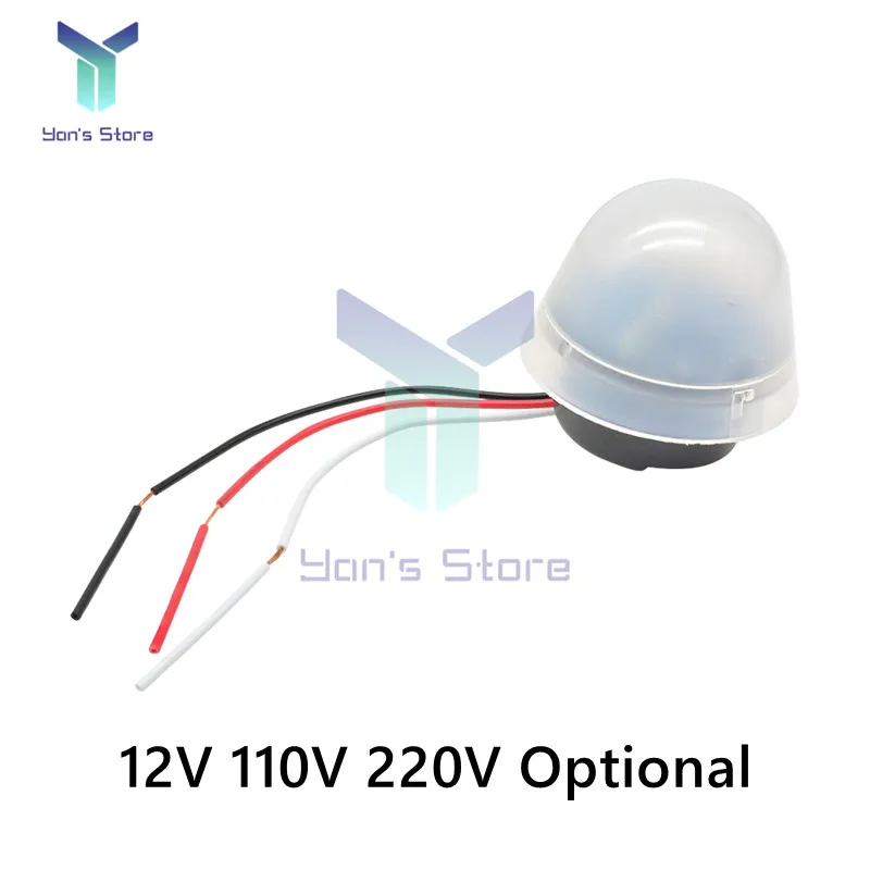 AS-20 DC 12V AC 110V 220V 10A Waterproof Sensitive Sensor Switch On/Off Photocell Street LED Light New Switch Tools Auto Photo
AS-20 DC 12V AC 110V 220V 10A Waterproof Sensitive Sensor Switch On/Off Photocell Street LED Light New Switch Tools Auto Photo