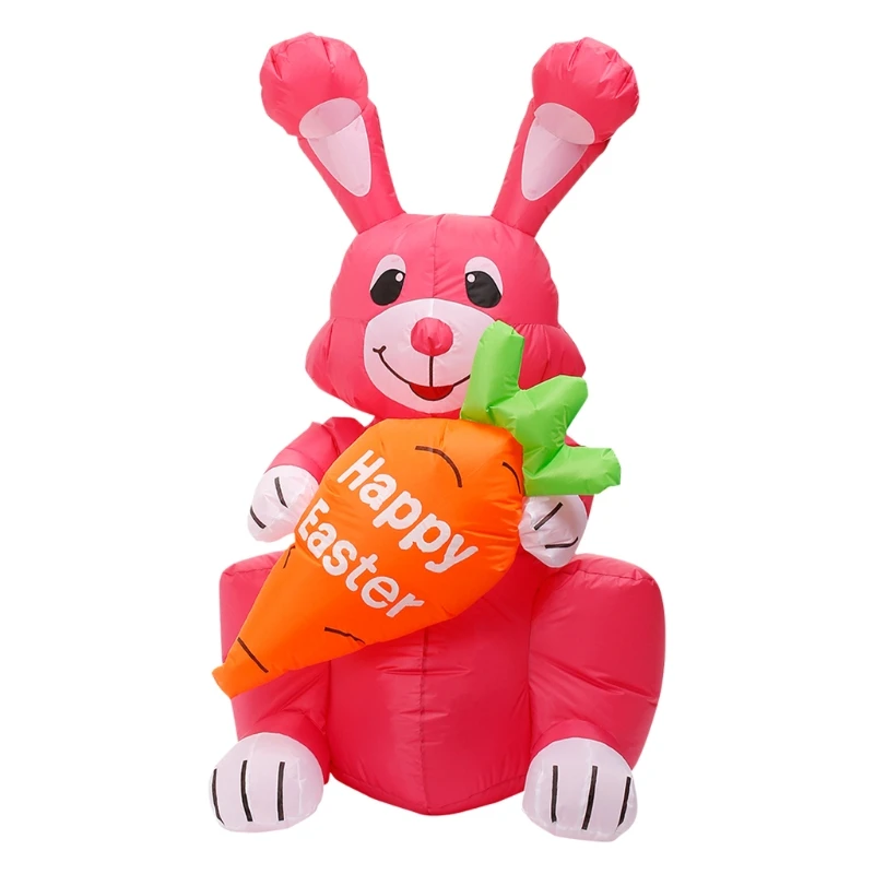 The Rabbit Hugs The Carrot 1.2m Inflatable Easter Rabbit Doll Night Light Figure Yard Outdoor Garden Toy Party Ornament Decor
The Rabbit Hugs The Carrot 1.2m Inflatable Easter Rabbit Doll Night Light Figure Yard Outdoor Garden Toy Party Ornament Decor