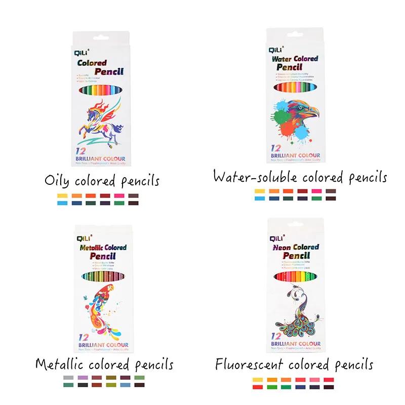 12-color Oily Color Lead Water-soluble Metal Color Lead Highlighter Color Lead Children's Drawing Graffiti Pen
12-color Oily Color Lead Water-soluble Metal Color Lead Highlighter Color Lead Children's Drawing Graffiti Pen