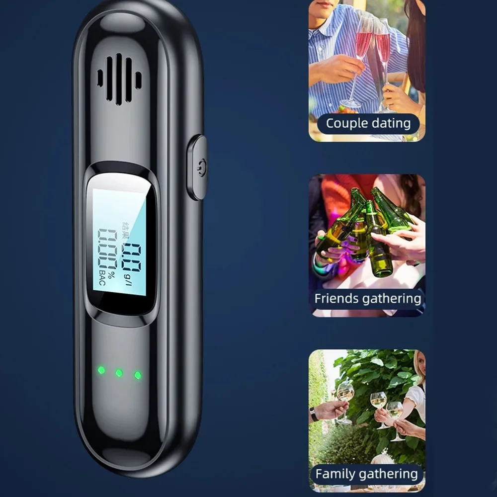 T01No-Contact Breath Alcohol Tester Analyzer Detector LCD Digital Police Breathalyzer Blow Alcohol Content Tester Display
T01No-Contact Breath Alcohol Tester Analyzer Detector LCD Digital Police Breathalyzer Blow Alcohol Content Tester Display