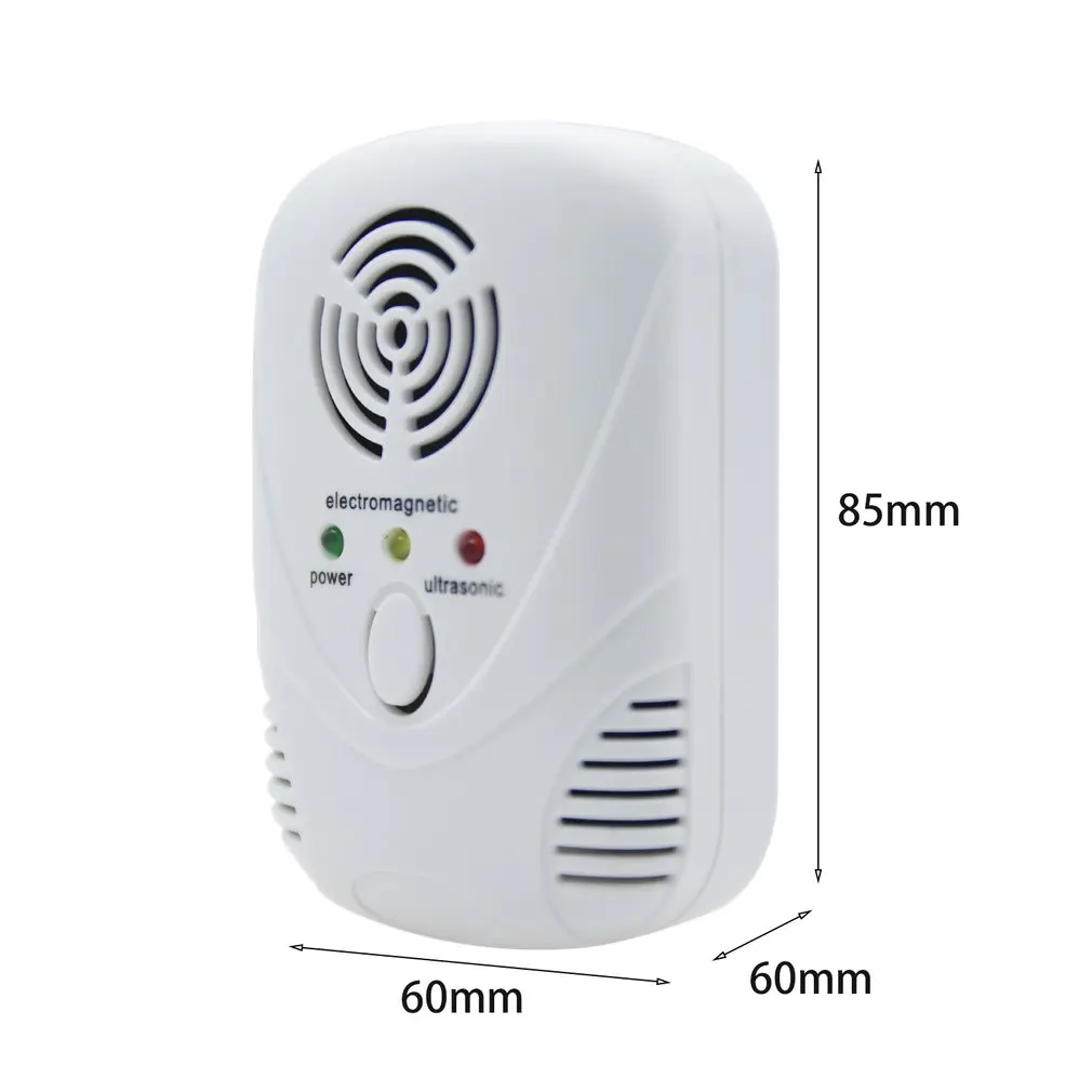Electronic Ultrasonic Mouse Killer Mouse Cockroach Trap Insect Mosquito Repeller Rats Spiders Pest Control Device
Electronic Ultrasonic Mouse Killer Mouse Cockroach Trap Insect Mosquito Repeller Rats Spiders Pest Control Device
