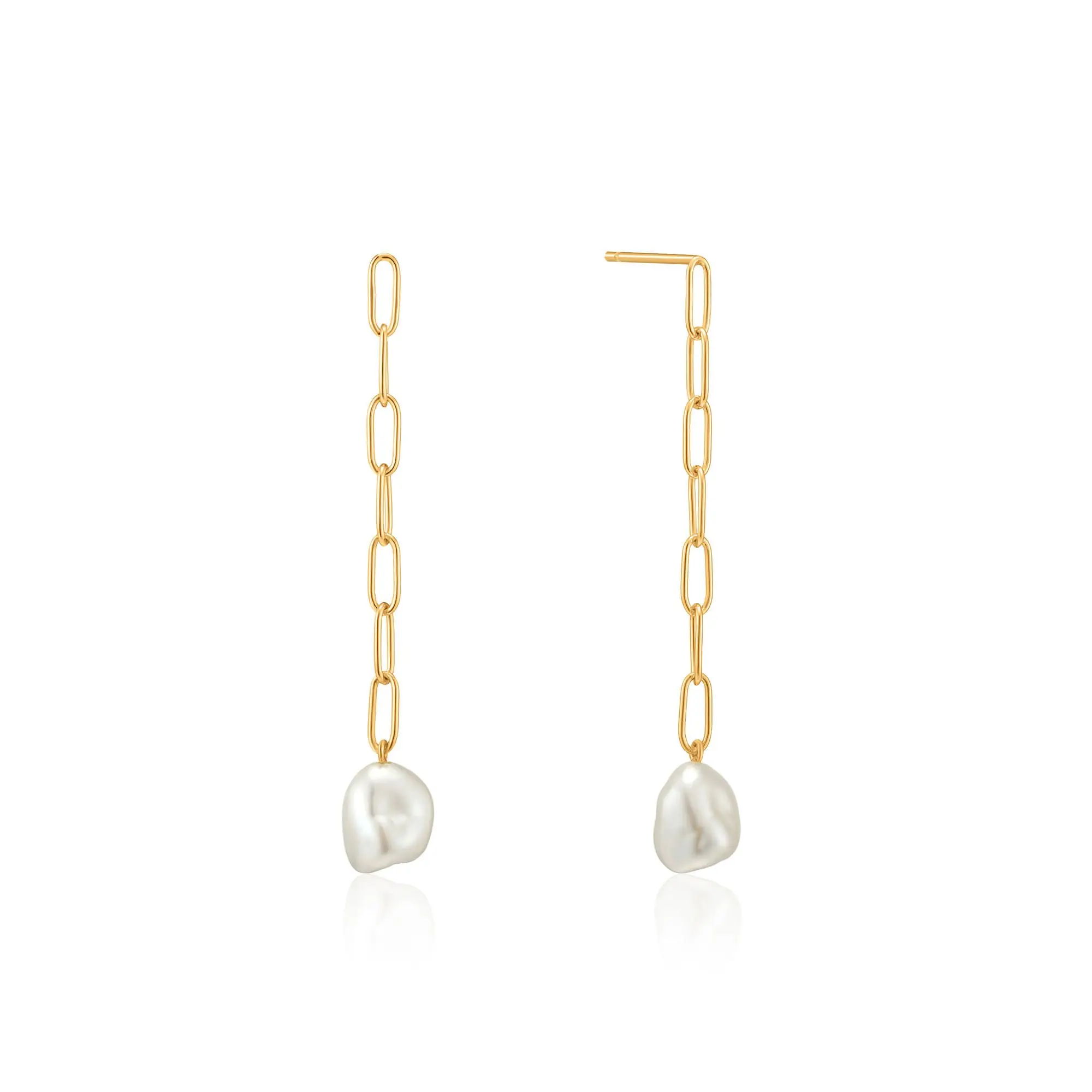 KURSHUNI Gold Baroque Pearl Stud Drop Earrings For Women Dangle Hanging Pendant Chain Earring Chunky Designer Jewelry Korean INS
KURSHUNI Gold Baroque Pearl Stud Drop Earrings For Women Dangle Hanging Pendant Chain Earring Chunky Designer Jewelry Korean INS