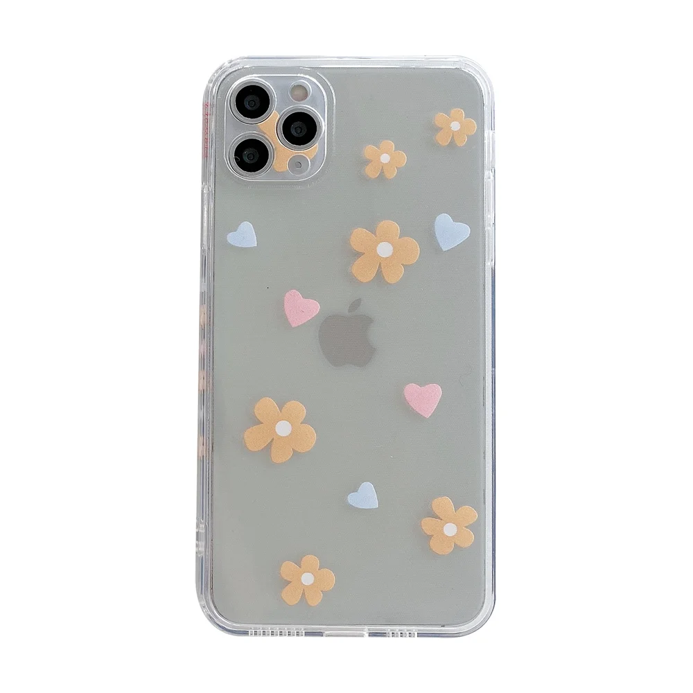 Ottwn Clear Phone Case For iPhone 11 12 Pro Max XS Max XR case 7 8 Plus Love Heart Daisy Flowers Soft Silicone Cover Back Cases
Ottwn Clear Phone Case For iPhone 11 12 Pro Max XS Max XR case 7 8 Plus Love Heart Daisy Flowers Soft Silicone Cover Back Cases