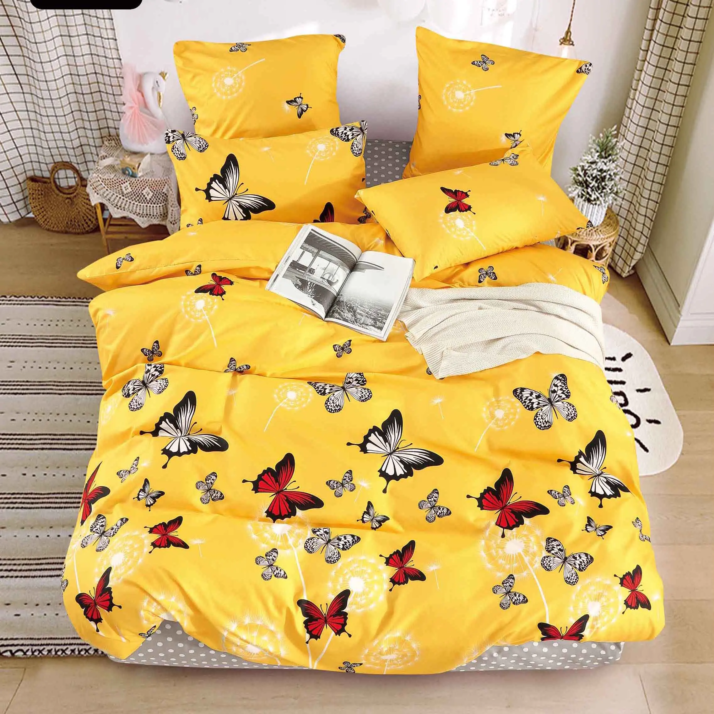 Hot Selling X Printed Solid bedding sets Home Bedding Set 4-7pcs High Quality Lovely Pattern with Star tree flower
Hot Selling X Printed Solid bedding sets Home Bedding Set 4-7pcs High Quality Lovely Pattern with Star tree flower