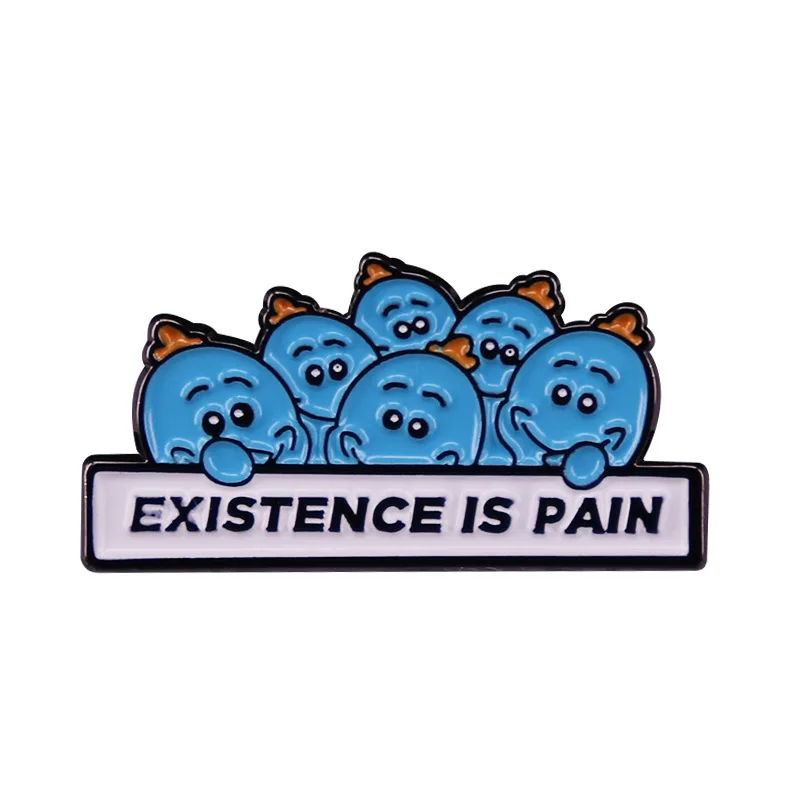 ZHEYI Existence is Pain Ready for Anything Pin Brooch for Men Women Mr. Meeseeks Enamel Lapel Pin Badge Fashion Jewelry Gifts
ZHEYI Existence is Pain Ready for Anything Pin Brooch for Men Women Mr. Meeseeks Enamel Lapel Pin Badge Fashion Jewelry Gifts