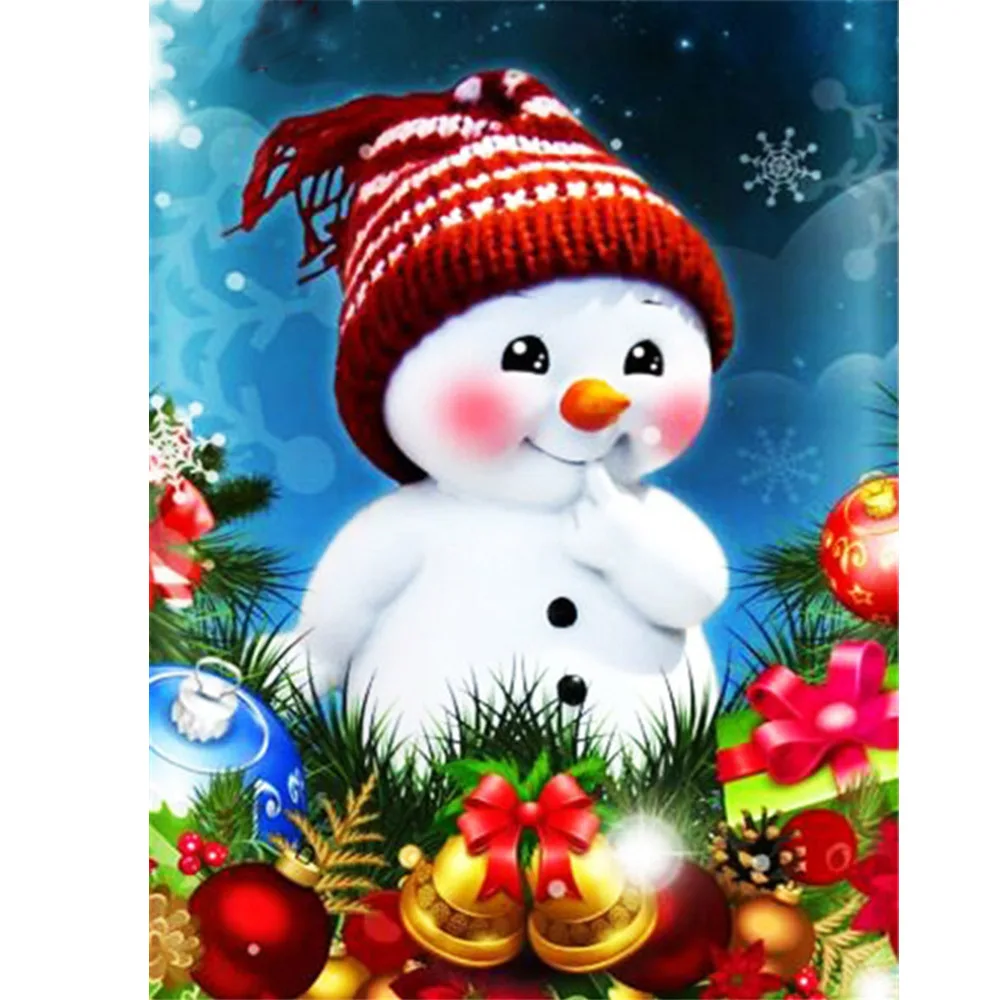 Full Square Round Diamond Painting Snowman 5D DIY Diamond Embroidery Cartoon Mosaic Christmas Decorations For Home
Full Square Round Diamond Painting Snowman 5D DIY Diamond Embroidery Cartoon Mosaic Christmas Decorations For Home