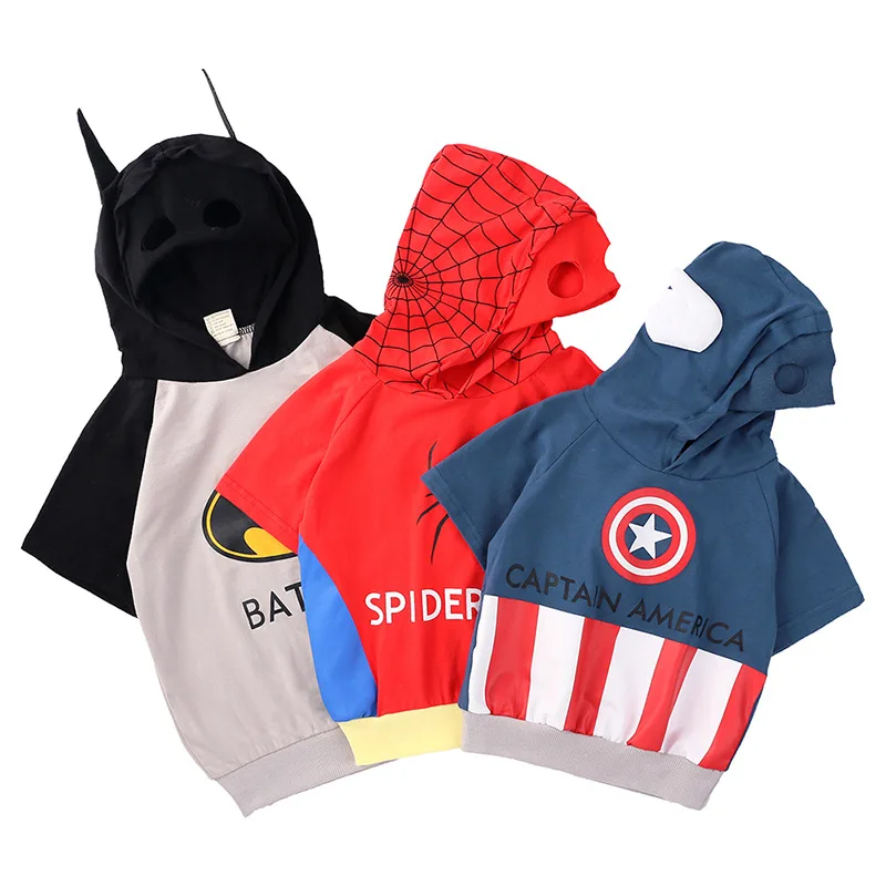 Disney Marvel Boys Short Sleeve T-shirt Summer Cotton Breathable Cute Cartoon Tops 90-140 Size Baby Clothing
Disney Marvel Boys Short Sleeve T-shirt Summer Cotton Breathable Cute Cartoon Tops 90-140 Size Baby Clothing