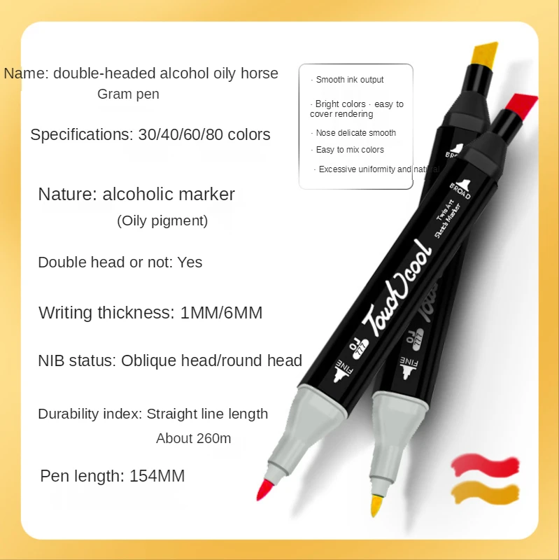 New Touchcool Marker Set Marker Pencil Leather Bag Student Hand Drawn Design Marker Oily Office Supplies
New Touchcool Marker Set Marker Pencil Leather Bag Student Hand Drawn Design Marker Oily Office Supplies
