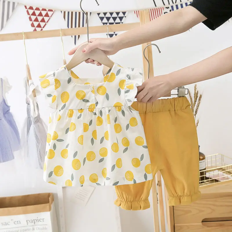 2021 Children Clothing Suits For Girls Clothes Summer Kids Toddler Enfant Fille Infantis Outfits Yellow Sleeveless Vest +shorts
2021 Children Clothing Suits For Girls Clothes Summer Kids Toddler Enfant Fille Infantis Outfits Yellow Sleeveless Vest +shorts