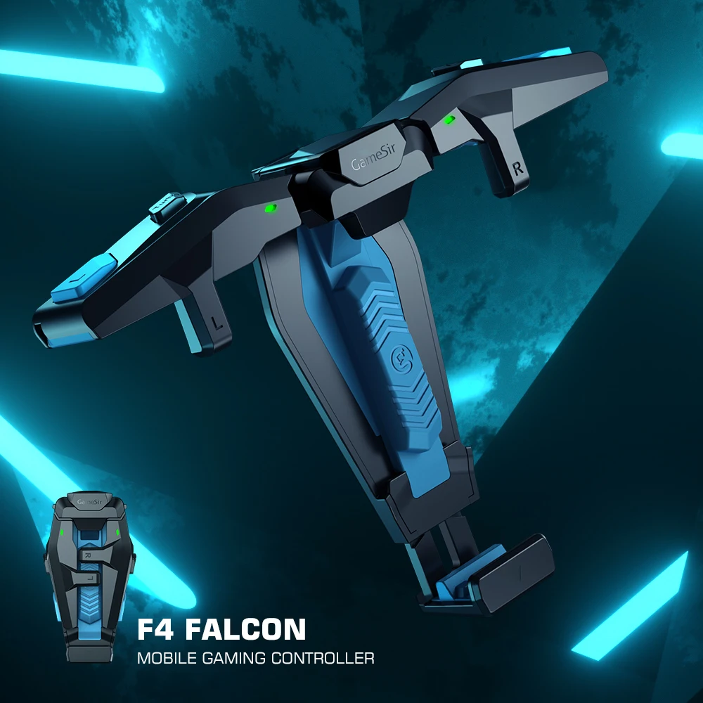 

Игровой контроллер GameSir F4 Falcon, геймпад для Pubg для Android / iOS iPhone, складной джойстик с крыльями для Fortnite CoD