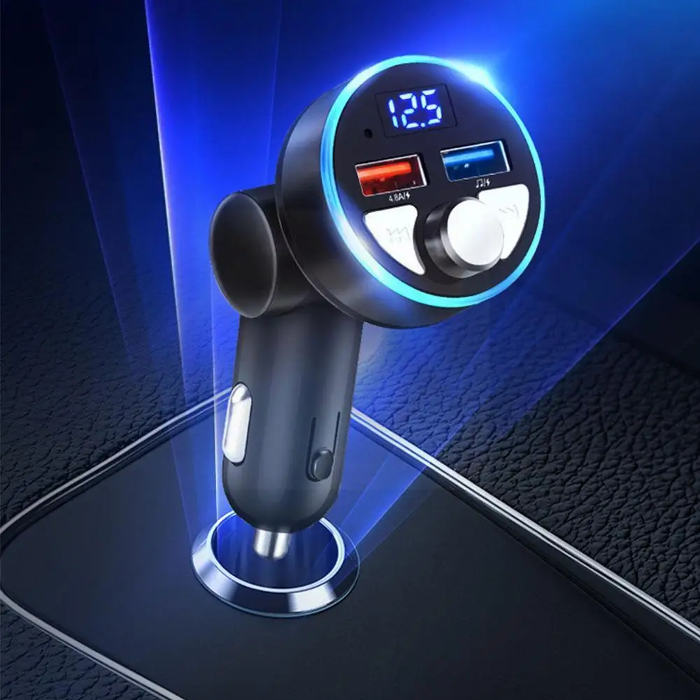 Автомобильный Fm-передатчик, Bluetooth-совместимый, 5,0, а, Быстрая Двойная автомобильная зарядка, светодиодное зарядное устройство, Usb автомобиль...
Автомобильный Fm-передатчик, Bluetooth-совместимый, 5,0, а, Быстрая Двойная автомобильная зарядка, светодиодное зарядное устройство, Usb автомобиль...
