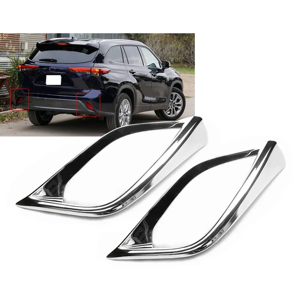 2pcs Rear Fog Lamp Cover Trim For Toyota Highlander 2020 2021 2022 Chrome Rear Bumper Fog Light Cover Trim
2pcs Rear Fog Lamp Cover Trim For Toyota Highlander 2020 2021 2022 Chrome Rear Bumper Fog Light Cover Trim