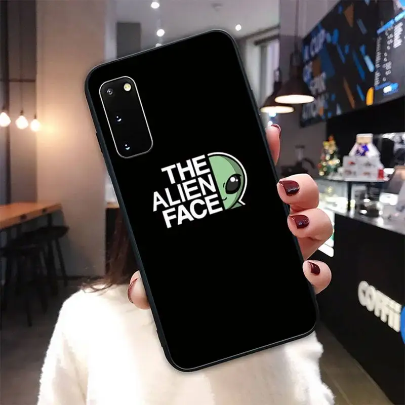 Aesthetics Cute Cartoon Alien Black Silicone Cover Case For Samsung Galaxy S6 S7 Edge S8 S9 S10 S10 Lite S20 ULTRA Plus Funda
Aesthetics Cute Cartoon Alien Black Silicone Cover Case For Samsung Galaxy S6 S7 Edge S8 S9 S10 S10 Lite S20 ULTRA Plus Funda