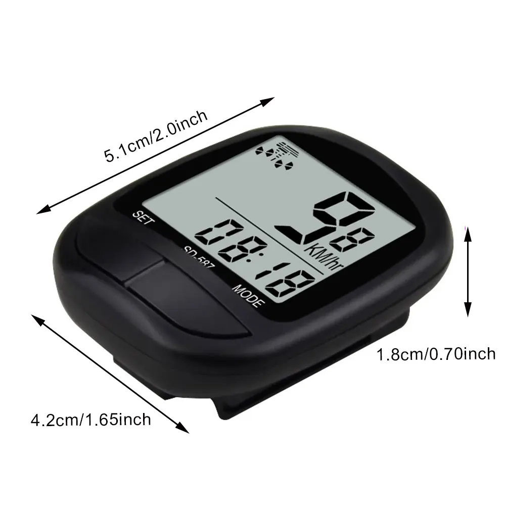 Black Waterproof Bicycle LCD Computer Speedometer Cycling Wired Odometer Stopwatch
Black Waterproof Bicycle LCD Computer Speedometer Cycling Wired Odometer Stopwatch