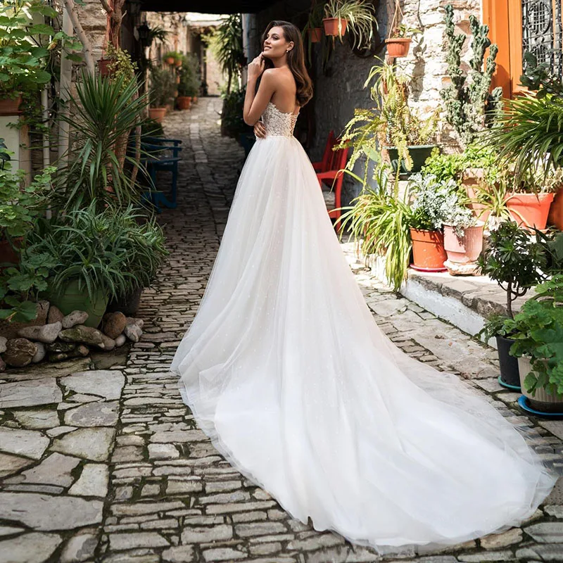 Hi Shy Bride New Simple Wedding Dress Backless Sleeveless Design Chiffon Lace Bride Dresses Princess Dress Plus Size Tailor-made
Hi Shy Bride New Simple Wedding Dress Backless Sleeveless Design Chiffon Lace Bride Dresses Princess Dress Plus Size Tailor-made