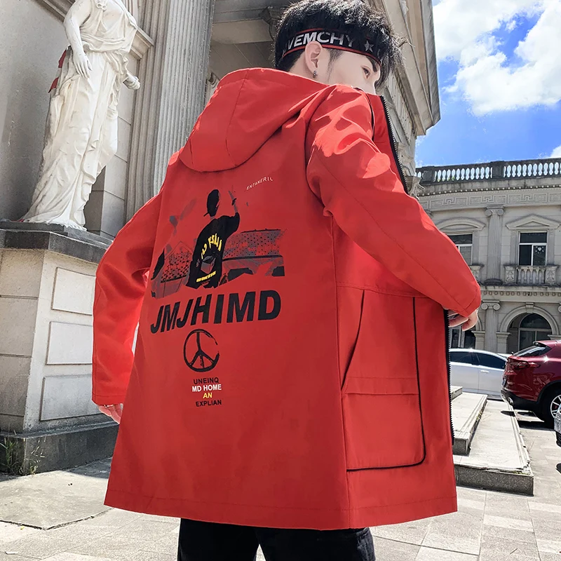 Autumn new youth hooded jacket male mid-length tooling thin jacket male windbreaker casual outdoor
Autumn new youth hooded jacket male mid-length tooling thin jacket male windbreaker casual outdoor