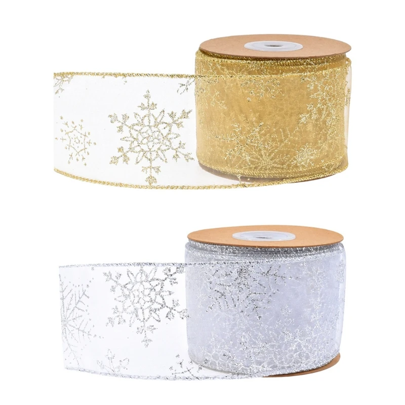 F42F DIY Christmas Decoration Double Wired Edge Ribbon Grosgrain Ribbon For Craft Supplies Sewing Accessories
F42F DIY Christmas Decoration Double Wired Edge Ribbon Grosgrain Ribbon For Craft Supplies Sewing Accessories