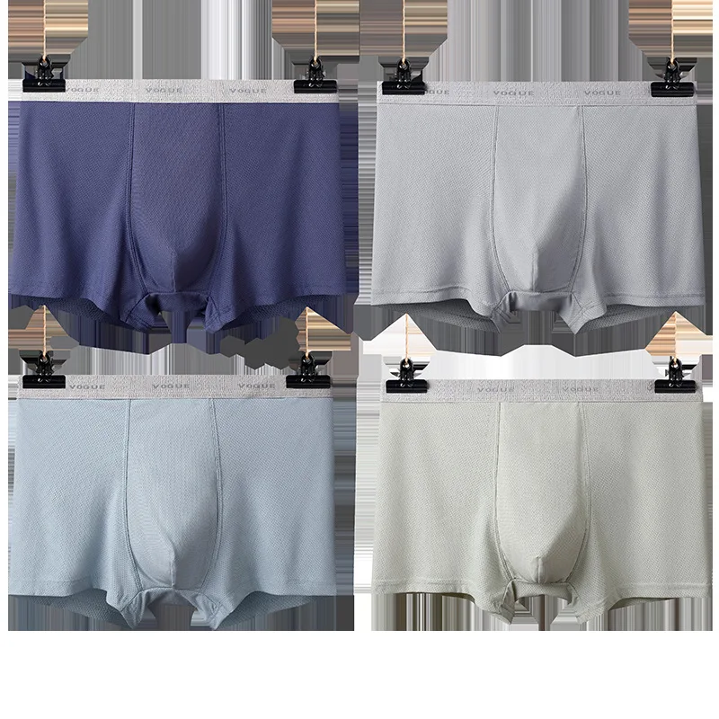 Ins Hot 2021 New Men's Underwear Ice Silk Seamless Men Underwears Hollow Mesh Breathable Design Boys Boxer Briefs Boxed 4 Packs
Ins Hot 2021 New Men's Underwear Ice Silk Seamless Men Underwears Hollow Mesh Breathable Design Boys Boxer Briefs Boxed 4 Packs