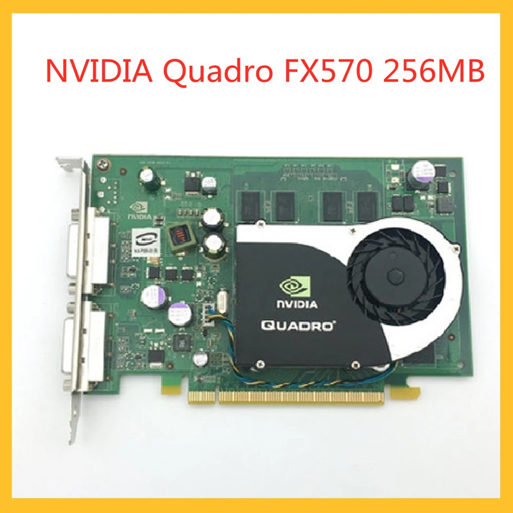 Quadro FX570 256MB 100% Original Graphics Card Professional Graphics For NVIDIA Multi-screen Design 3D Modeling Rendering
Quadro FX570 256MB 100% Original Graphics Card Professional Graphics For NVIDIA Multi-screen Design 3D Modeling Rendering