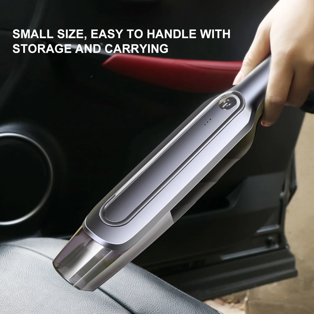 Mini Portable Wireless/Wired Handheld Vacuum Cleaner Multi-function 120W 8000Pa Strong Suction Car Vacuum Cleaner Rechargeable
Mini Portable Wireless/Wired Handheld Vacuum Cleaner Multi-function 120W 8000Pa Strong Suction Car Vacuum Cleaner Rechargeable