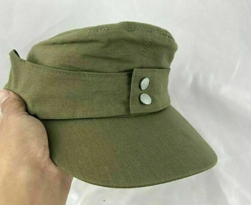 WWII WW2 GERMAN AFRICA ARMY SOLDIER SUMMER PANZER M43 FIELD COTTON CAP MILITARY HAT | Спорт и развлечения