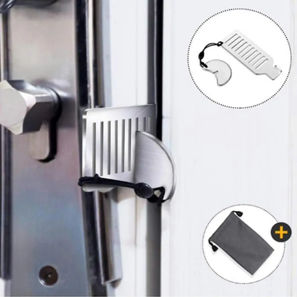1 Set Portable Door Lock Travel Hotel Security Door Lock Security Lock Home Anti-theft Security Buckle Chain Lock
1 Set Portable Door Lock Travel Hotel Security Door Lock Security Lock Home Anti-theft Security Buckle Chain Lock
