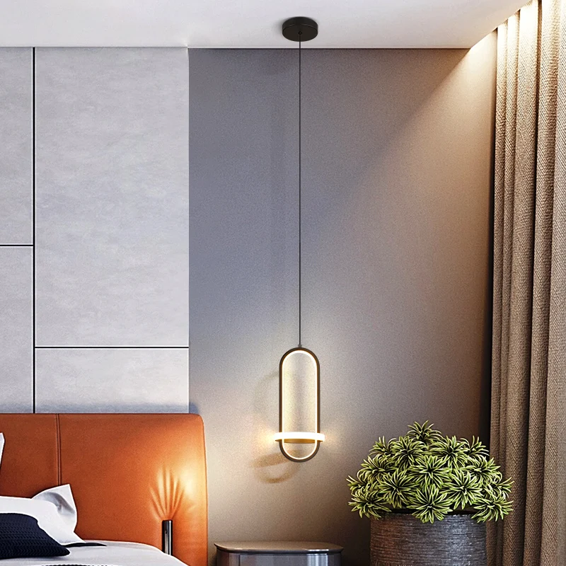 Nordic Style Led Pendant Light Black for Living Room Bedside Table Dining Room Art Home Decor Ceiling Fixtures Interior Lighting
Nordic Style Led Pendant Light Black for Living Room Bedside Table Dining Room Art Home Decor Ceiling Fixtures Interior Lighting