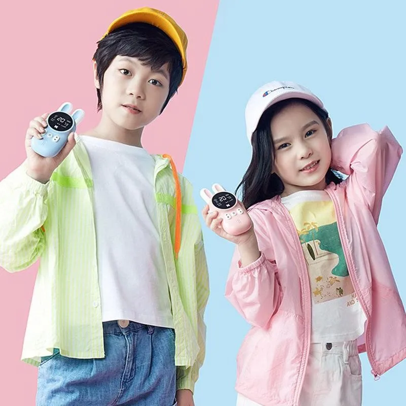 2pcs/set Children's Walkie Talkie Kids Mini Toys Handheld Lanyard For Birthday Range Transceiver 3km Radio Interphone Gift X9H0
2pcs/set Children's Walkie Talkie Kids Mini Toys Handheld Lanyard For Birthday Range Transceiver 3km Radio Interphone Gift X9H0