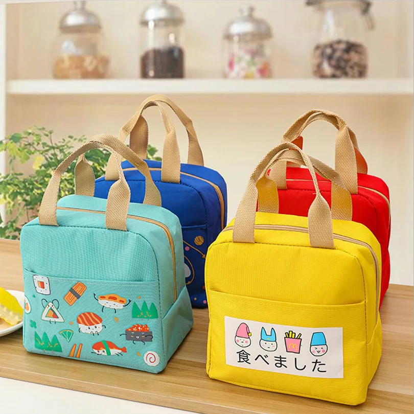 Portable Lunch Bag Thermal Insulated Lunch Box Tote Cooler Handbag Bento Convenient Dinner Container School Food Storage Bags 
Portable Lunch Bag Thermal Insulated Lunch Box Tote Cooler Handbag Bento Convenient Dinner Container School Food Storage Bags