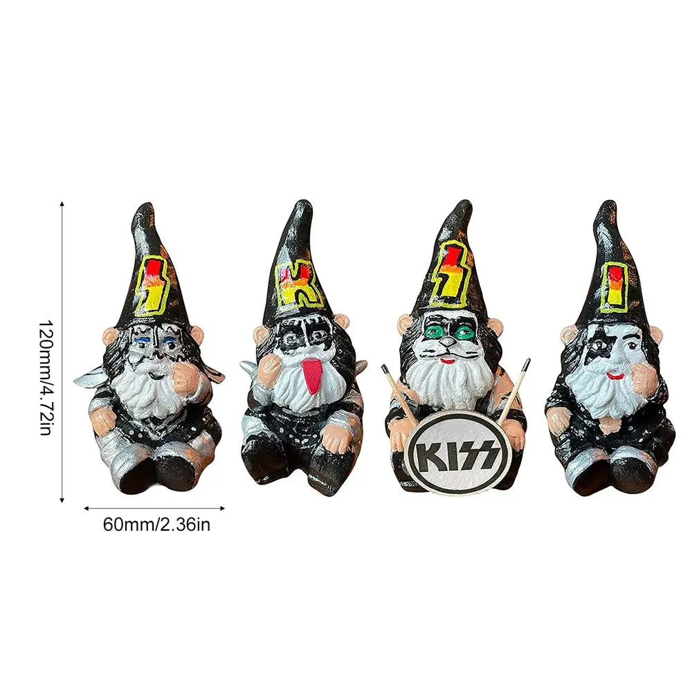 KISS Garden Gnome Outdoor Indoor Gnome Statue Figurines Ornaments Handmade Modern Art Aesthetics Gnome Sculpture Decor
KISS Garden Gnome Outdoor Indoor Gnome Statue Figurines Ornaments Handmade Modern Art Aesthetics Gnome Sculpture Decor