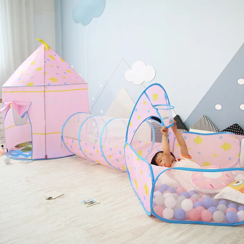 3 in 1 Children Tent House Toy Ball Pool Portable Children Tipi Tents Crawling Tunnel Pool Ball Pit House Kids Removable Tent
3 in 1 Children Tent House Toy Ball Pool Portable Children Tipi Tents Crawling Tunnel Pool Ball Pit House Kids Removable Tent