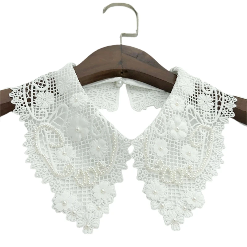 896E Women Lace Detachable False Collar Half Shirt Hollow Out Floral Necklace Choker
896E Women Lace Detachable False Collar Half Shirt Hollow Out Floral Necklace Choker