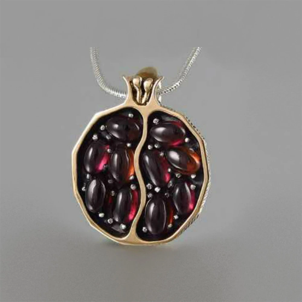 wish new rutile pomegranate pendant European and American fashion men's and women's pendants
wish new rutile pomegranate pendant European and American fashion men's and women's pendants