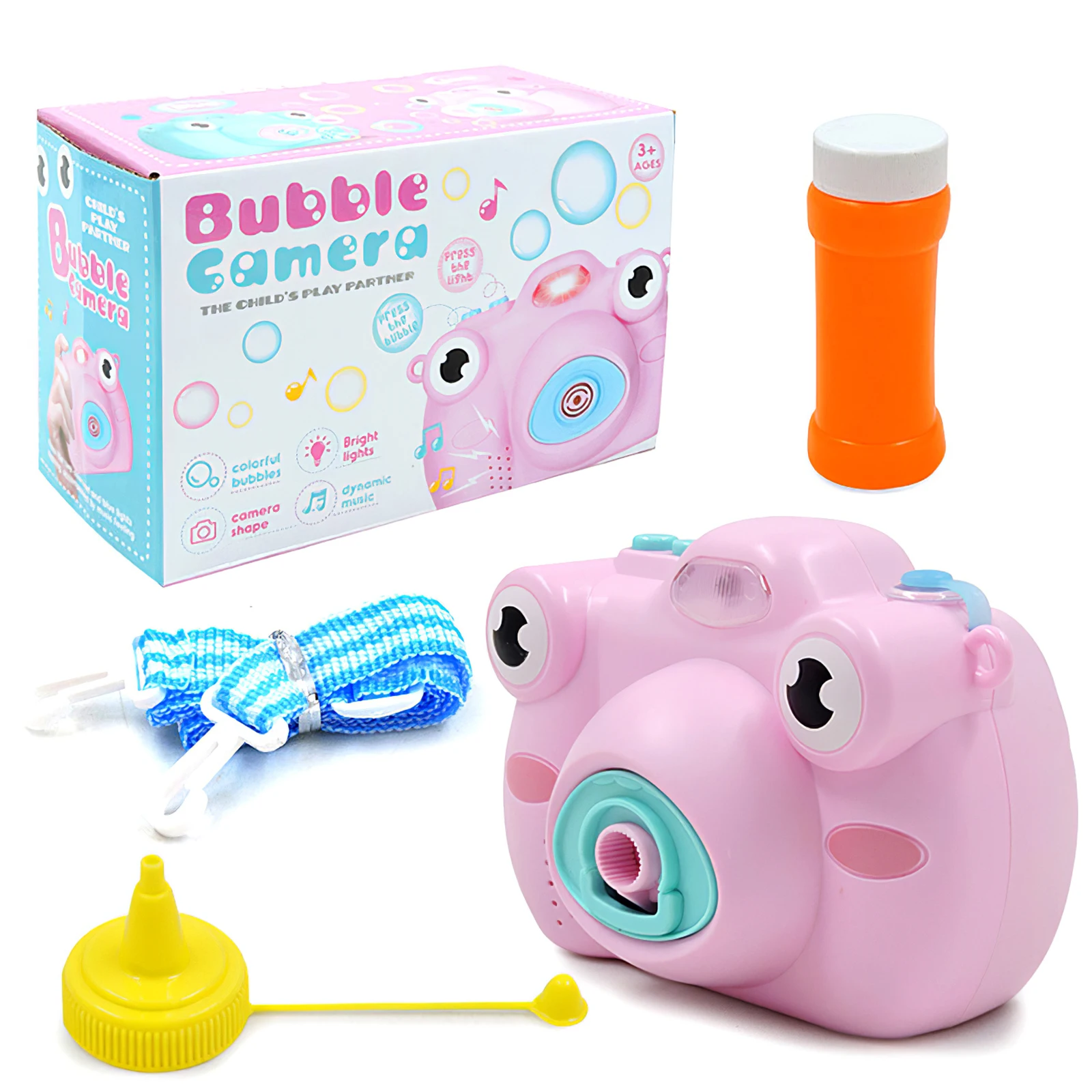 Electric Music Toy Soap Blow Bubbles Children's Camera Bubble Machine Toy Outdoor Sports Bubbler Maker For Kids Birthday Gift
Electric Music Toy Soap Blow Bubbles Children's Camera Bubble Machine Toy Outdoor Sports Bubbler Maker For Kids Birthday Gift