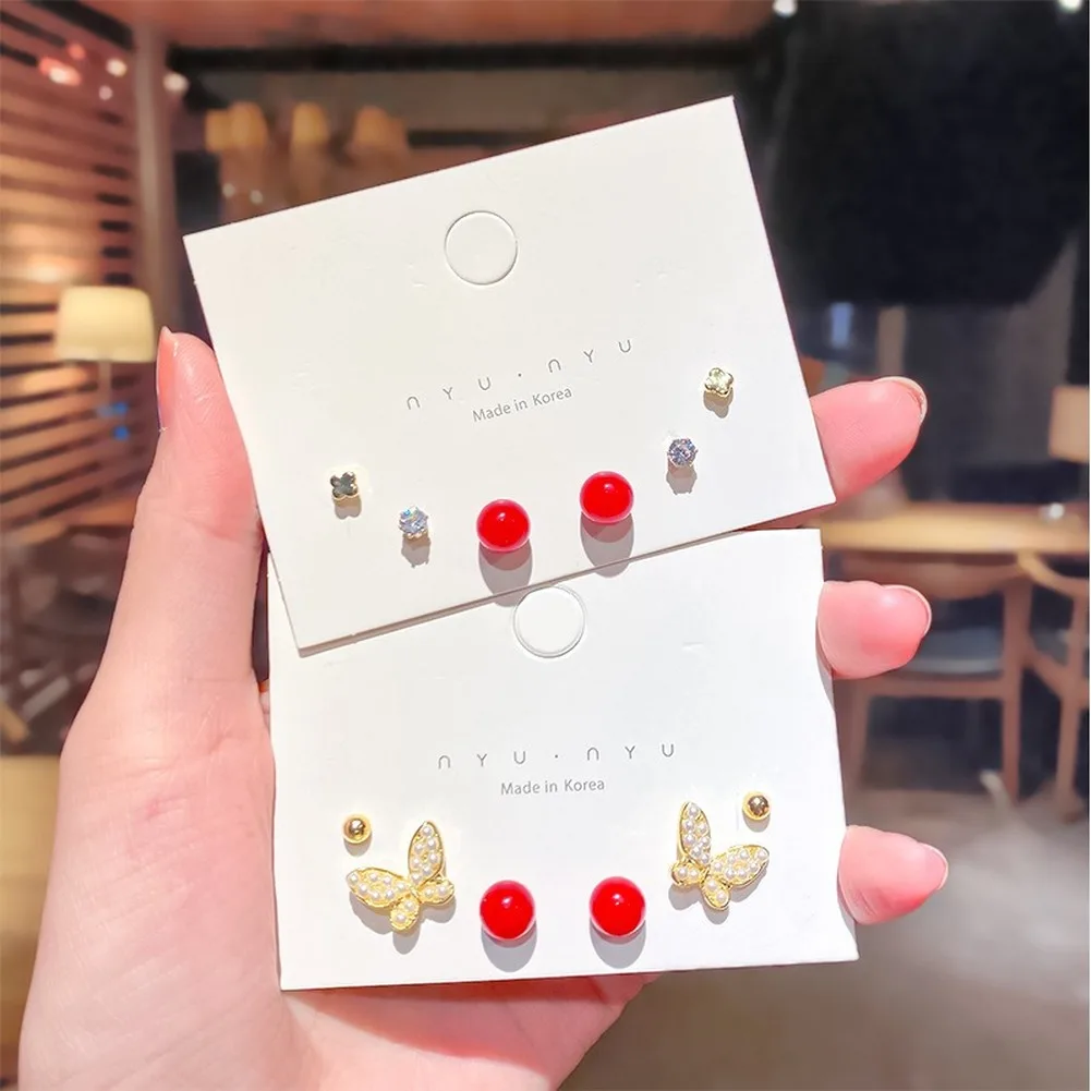 Earrings Pearl Versatile Earrings Set Simple Earrings Earrings Accessories Wholesale Gift Birthday Girls Best Seller Korean
Earrings Pearl Versatile Earrings Set Simple Earrings Earrings Accessories Wholesale Gift Birthday Girls Best Seller Korean
