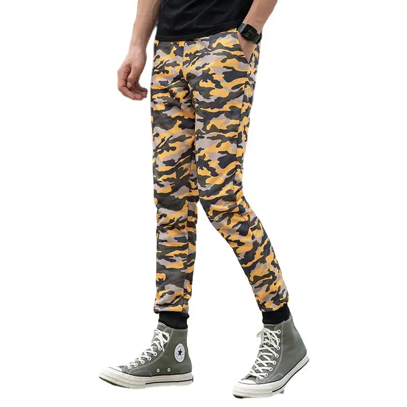 2020 Spring Fashion Mens Camouflage Pants Korean Style Skinny Fit Hip Hop Pants Streetwear Joggers Cuffed Trousers For Male
2020 Spring Fashion Mens Camouflage Pants Korean Style Skinny Fit Hip Hop Pants Streetwear Joggers Cuffed Trousers For Male