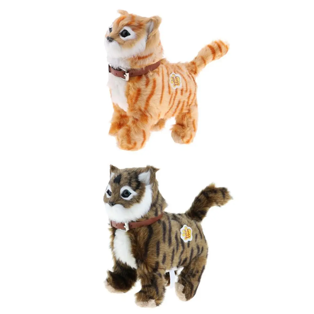 Electronic Plush Cat Stuffed Toys Walking Cat For Kids Toy Gifts Brown/Yellow
Electronic Plush Cat Stuffed Toys Walking Cat For Kids Toy Gifts Brown/Yellow