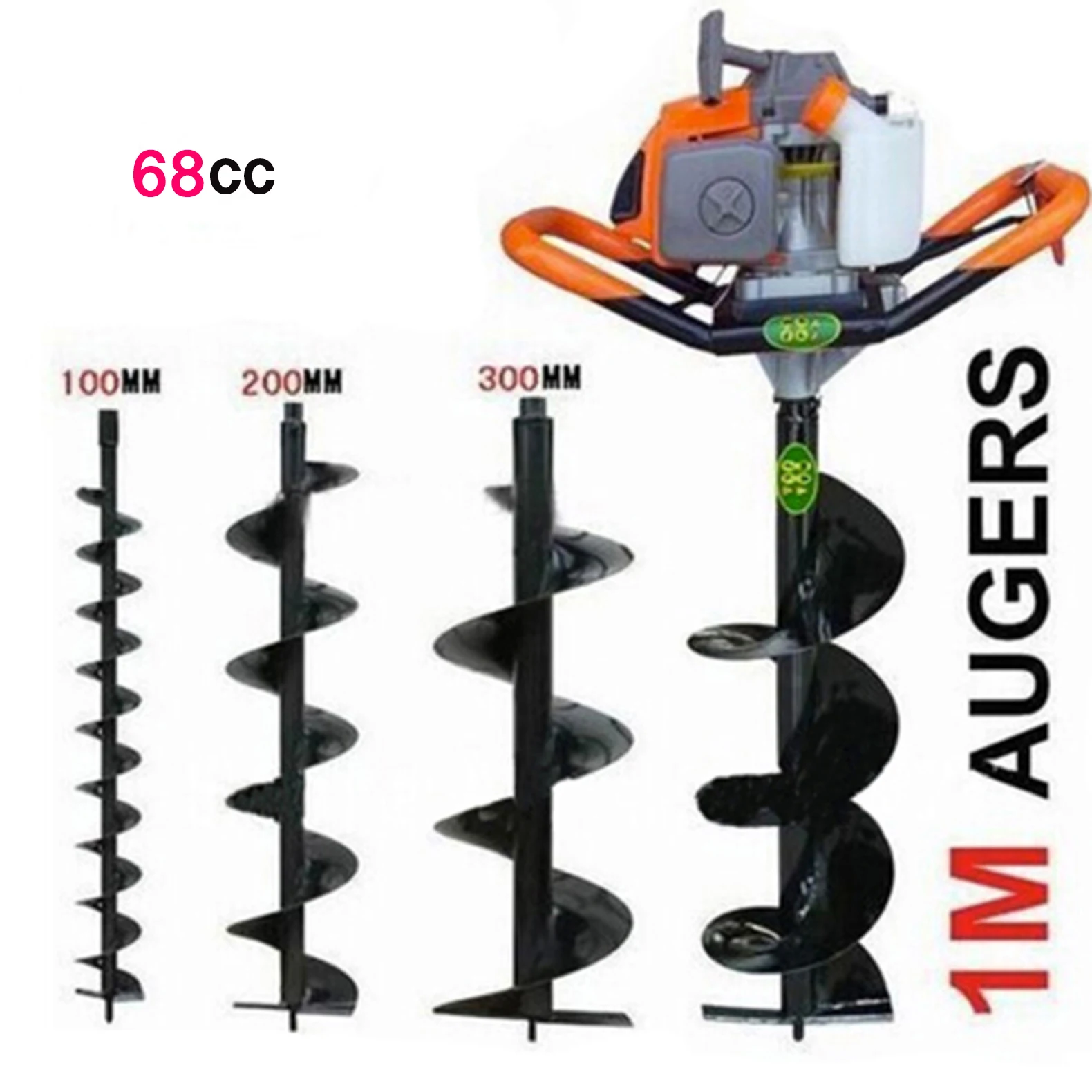 Professional power 68cc 2.5kw gas power post hole digger ground drilling machine earth auger ice auger digging
Professional power 68cc 2.5kw gas power post hole digger ground drilling machine earth auger ice auger digging