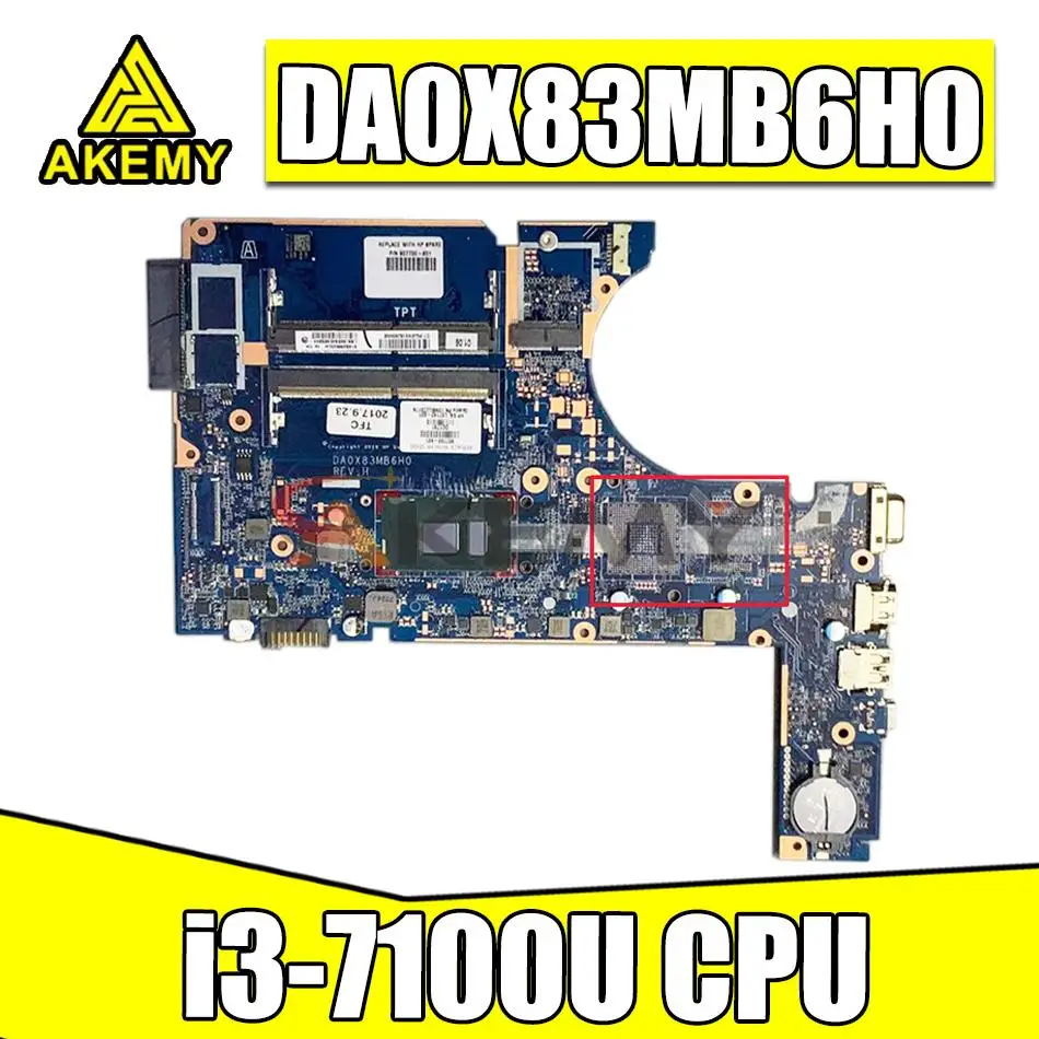 Материнская плата для ноутбука HP Probook 450 G4 DDR4 907702-001 907702-601 907702-501 DA0X83MB6H0 w/ i3-7100U CPU
Материнская плата для ноутбука HP Probook 450 G4 DDR4 907702-001 907702-601 907702-501 DA0X83MB6H0 w/ i3-7100U CPU